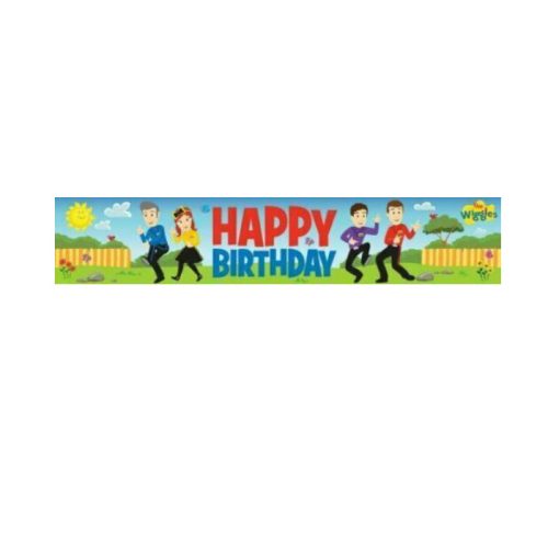 The Wiggles Happy Birthday Banner